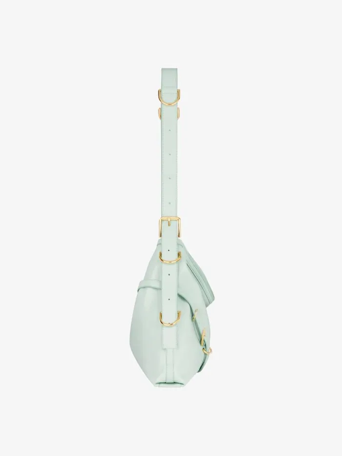 Medium Voyou Bag In Leather Celadon Women Givenchy Shoulder Bags