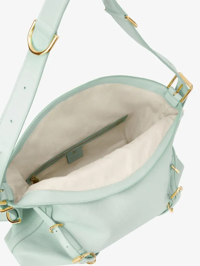 Medium Voyou Bag In Leather Celadon Women Givenchy Shoulder Bags