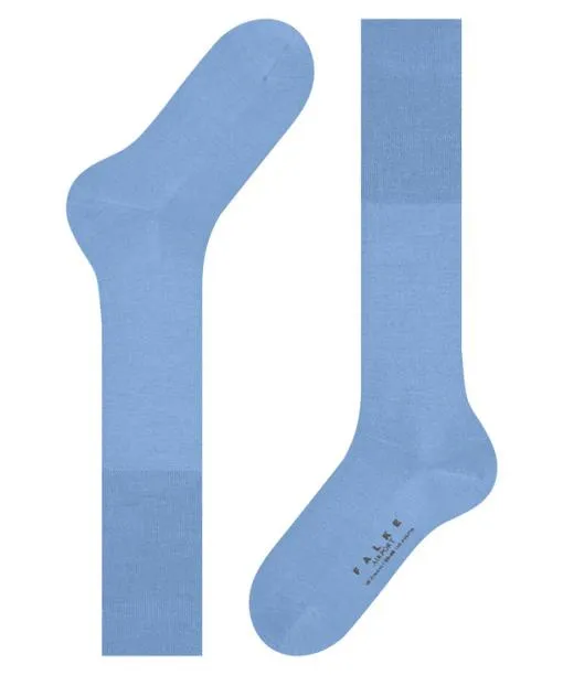Men Airport Men Kneehigh Socks Arcticblue FALKE Knee High Socks