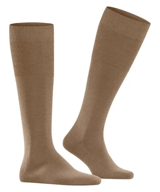 Men Airport Men Kneehigh Socks Camel FALKE Knee High Socks