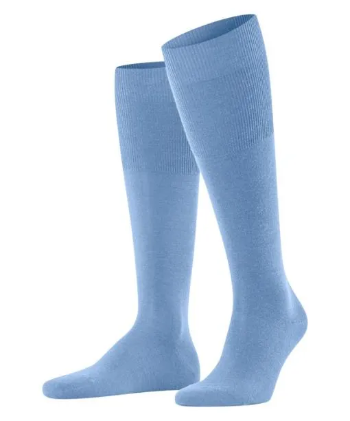 Men Airport Men Kneehigh Socks Cornflower Blue FALKE Knee High Socks