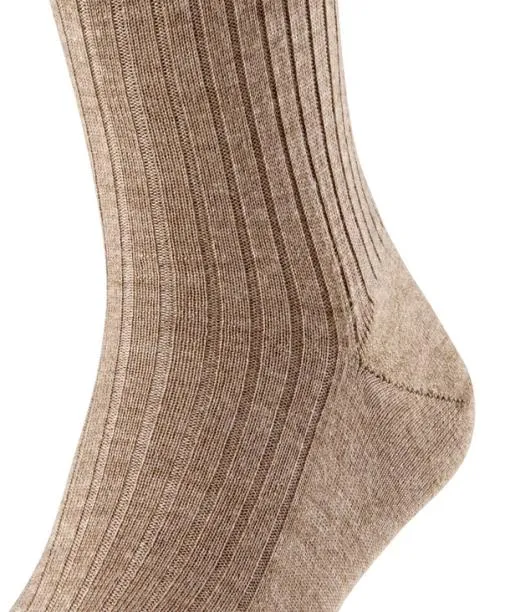 Men Bristol Pure Men Kneehigh Socks Nutmeg Mel FALKE Knee High Socks