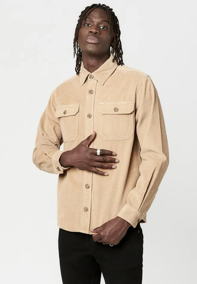 Men Classic Corduroy Jarome Shacket Tan Buffalo David Bitton Jackets