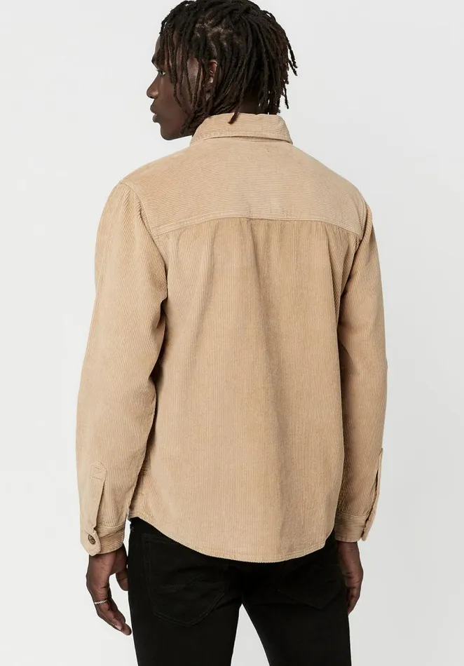 Men Classic Corduroy Jarome Shacket Tan Buffalo David Bitton Jackets