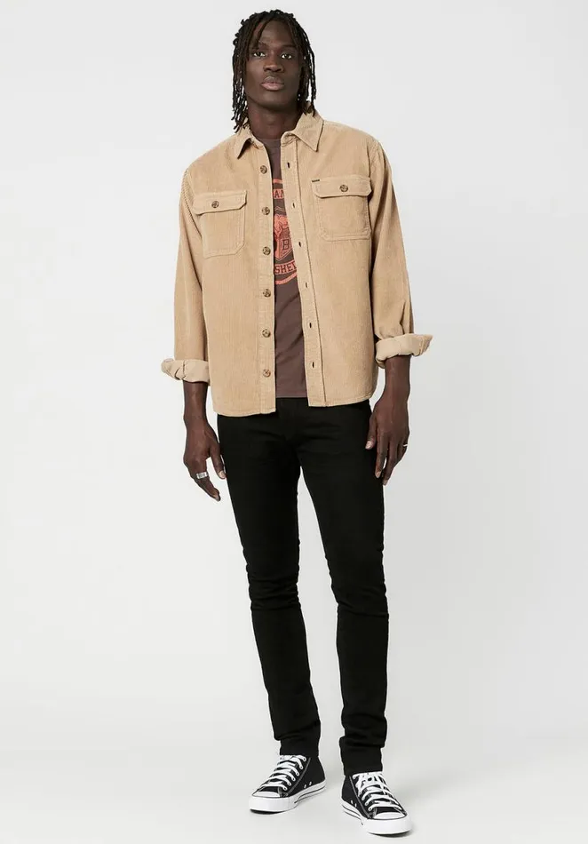 Men Classic Corduroy Jarome Shacket Tan Buffalo David Bitton Jackets