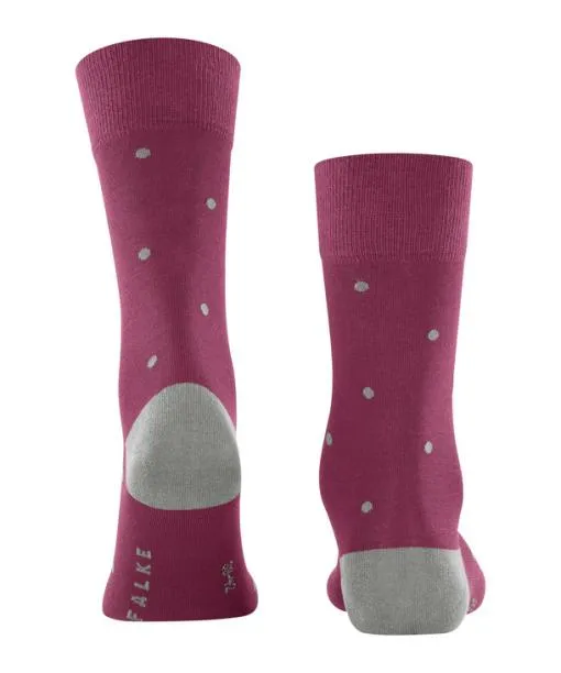 Men Dot Men Socks Red Plum FALKE Socks