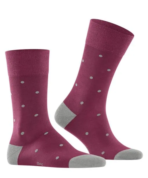 Men Dot Men Socks Red Plum FALKE Socks
