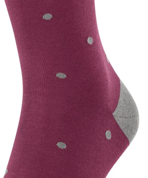 Men Dot Men Socks Red Plum FALKE Socks