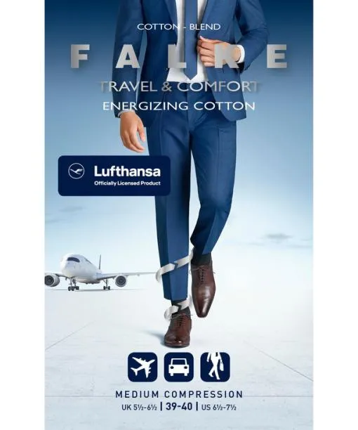 Men Energizing Cotton Men Kneehigh Socks Cornflower Blue FALKE Functionals