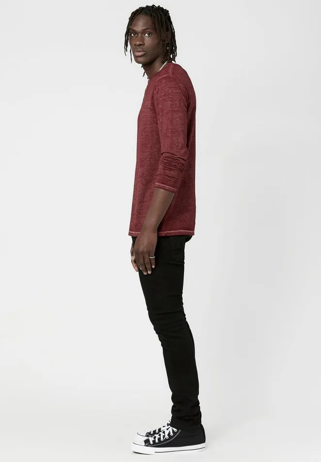 Men Faded Kaduk Henley Shirt Scotch Buffalo David Bitton Tops and Tees