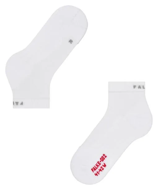 Men GO2 Short Men Golf Short Sock White FALKE Golf Socks