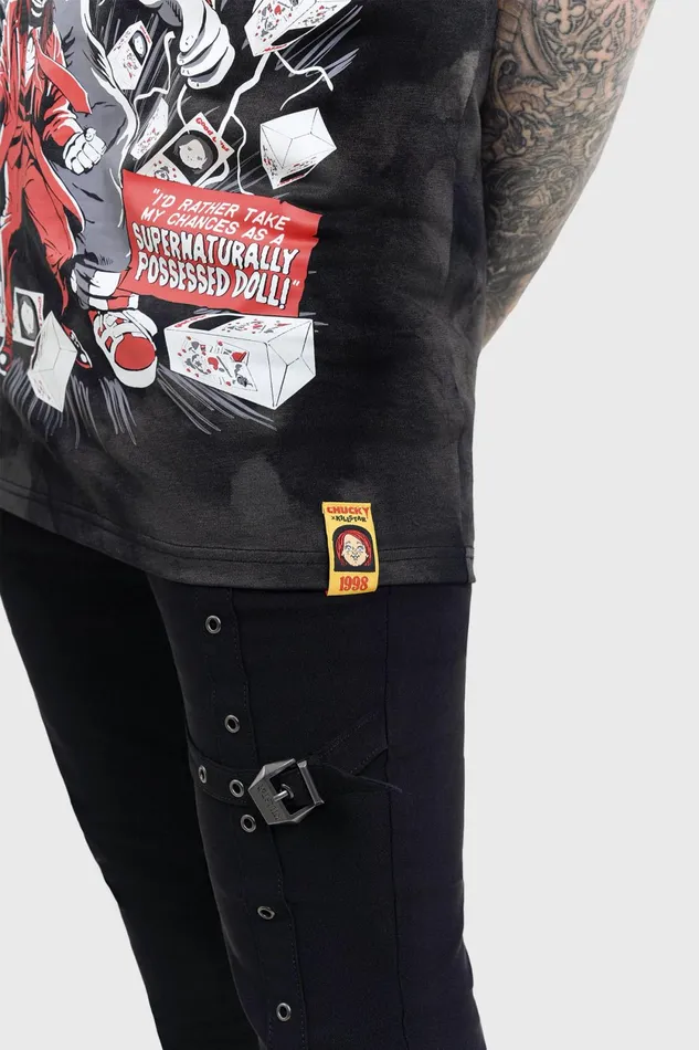 Men Graphic Tops Killstar Charles Lee Ray TShirt