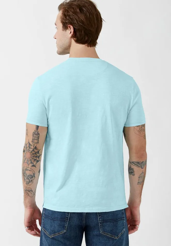 Men Karimo Sky Blue ShortSleeve Mens Top Sky Blue Buffalo David Bitton Tops and Tees