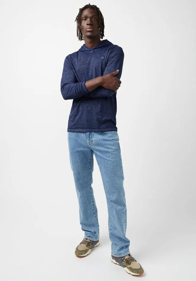 Men Kathim Navy LongSleeve Mens Top Whale Buffalo David Bitton Tops and Tees