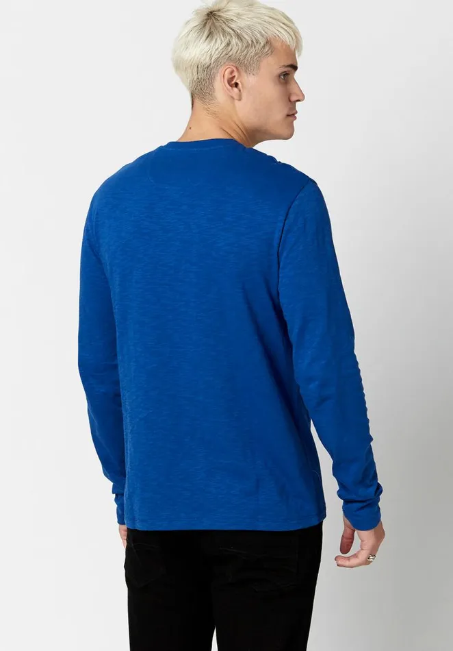 Men Kirock Henley Shirt Black Buffalo David Bitton Sweaters