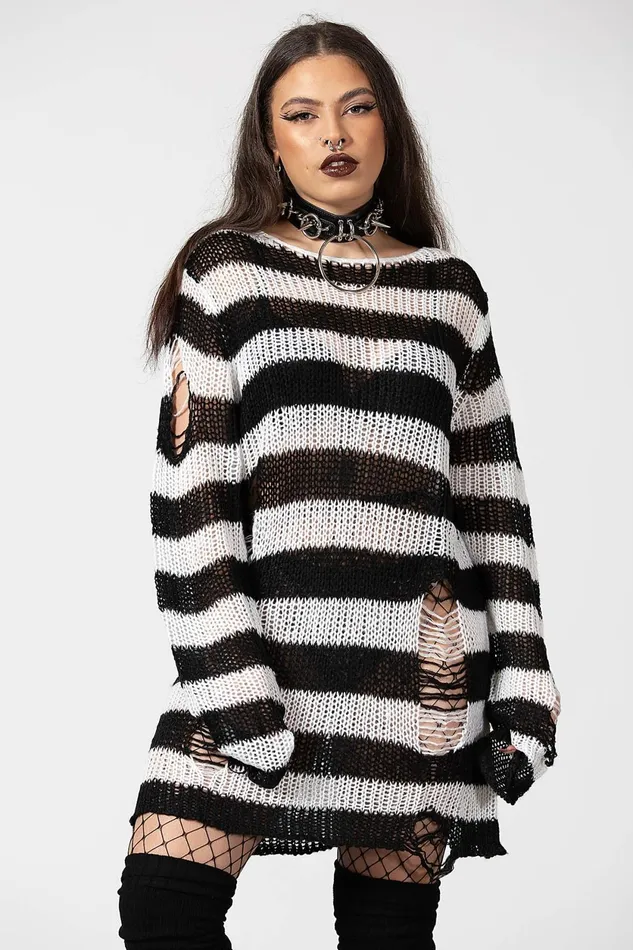 Men Knitwear Killstar Emo Knit Sweater