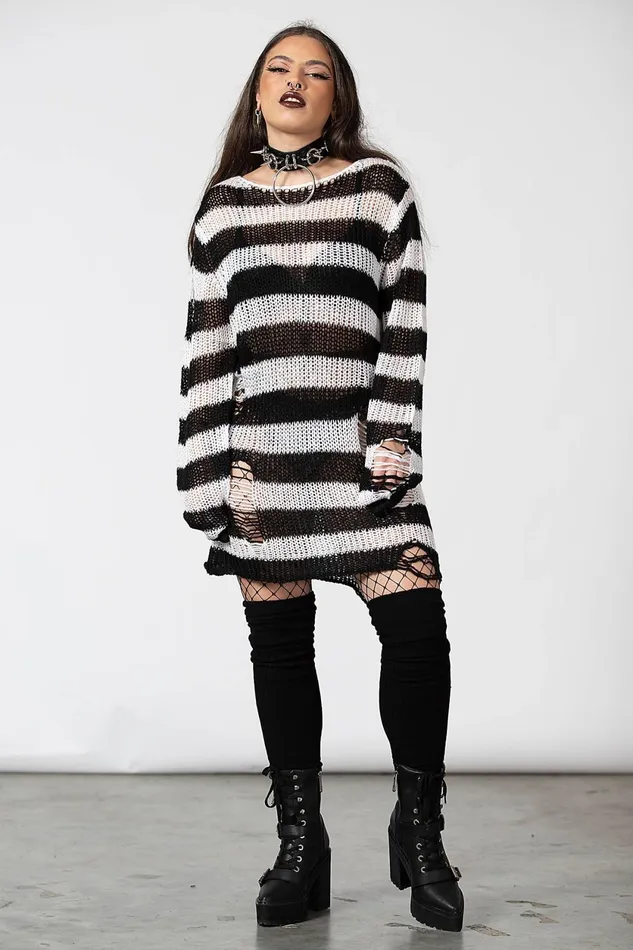 Men Knitwear Killstar Emo Knit Sweater