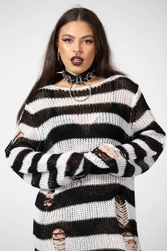 Men Knitwear Killstar Emo Knit Sweater