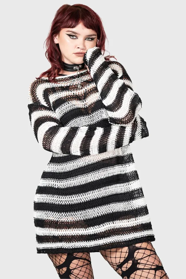 Men Knitwear Killstar Grunge Sweater
