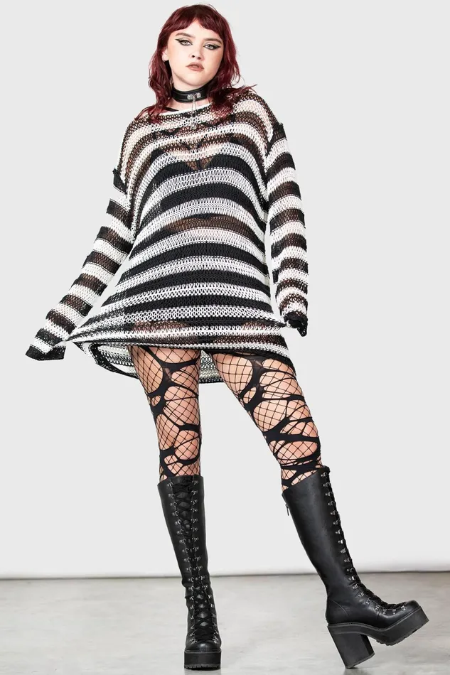 Men Knitwear Killstar Grunge Sweater
