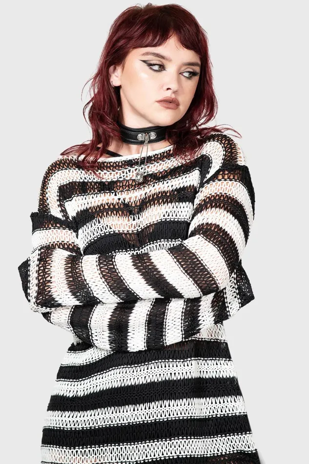 Men Knitwear Killstar Grunge Sweater