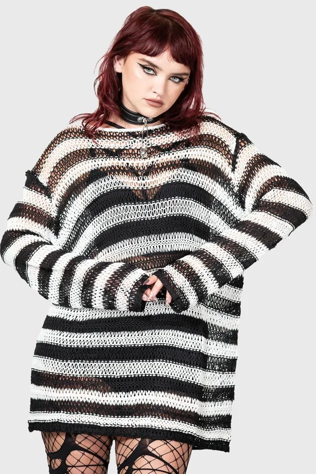Men Knitwear Killstar Grunge Sweater