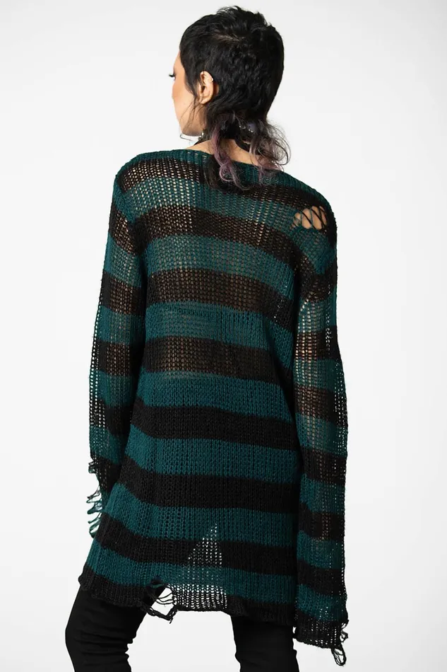 Men Knitwear Killstar Sea Punk Knit Sweater