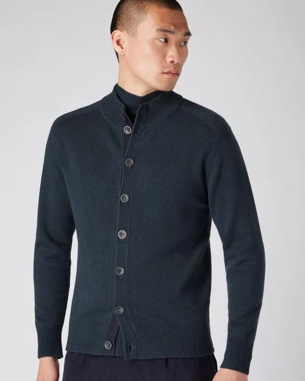 Men Men039s Full Button Cashmere SweaterIn Grigio Blue Grigio Blue NPeal Cardigans Men Men039s Full Button Cashmere SweaterIn Grigio Blue Grigio Blue NPeal Cardigans