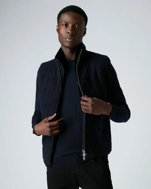 Men Men039s Fur Lined GiletIn Navy Blue Navy Blue NPeal Gilets and Waistcoats Men Men039s Fur Lined GiletIn Navy Blue Navy Blue NPeal Gilets and Waistcoats