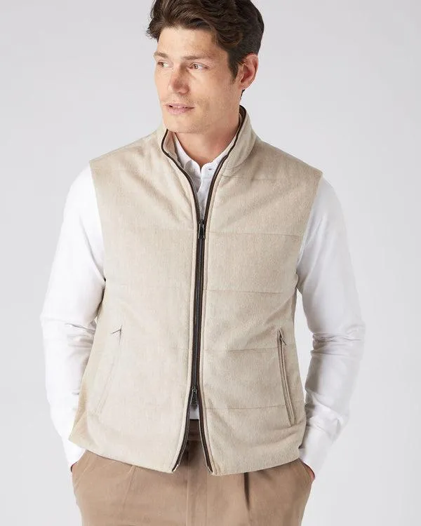 Men Men039s Rib Side Woven Cashmere GiletIn Oatmeal Brown Oatmeal Brown NPeal Gilets and Waistcoats Men Men039s Rib Side Woven Cashmere GiletIn Oatmeal Brown Oatmeal Brown NPeal Gilets and Waistcoats