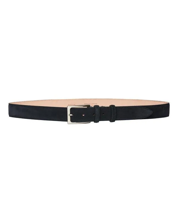 Men Men039s Suede BeltIn Navy Blue Navy Blue NPeal Belts