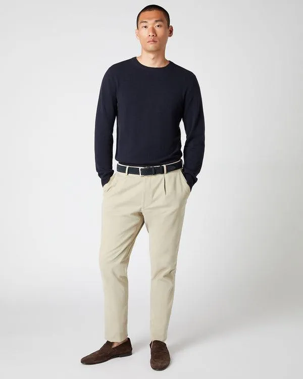 Men Men039s Suede BeltIn Navy Blue Navy Blue NPeal Belts