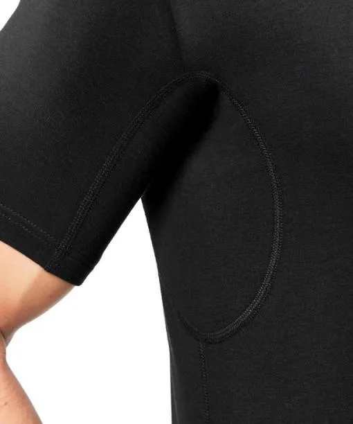 Men Men TShirt Vneck Climate Control Black FALKE Shirts