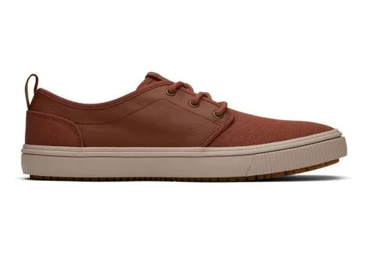 Men MenCarlo Terrain Brown Leather Water Resistant Sneaker Water Resistant Dark Ember TOMS Sneakers Men MenCarlo Terrain Brown Leather Water Resistant Sneaker Water Resistant Dark Ember TOMS Sneakers