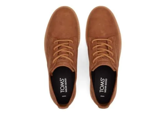 Men MenNavi TRVL LITE Tan Water Resistant Dress Shoe Water Resistant Tan TOMS Dress Shoes