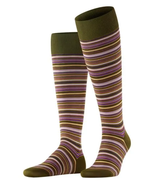 Men Microblock Men Kneehigh Socks Artichoke FALKE Knee High Socks