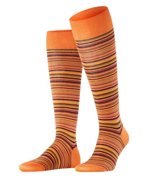 Men Microblock Men Kneehigh Socks Tandoori FALKE Knee High Socks