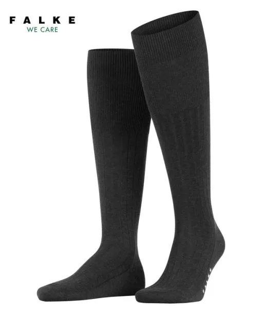 Men Milano Men Kneehigh Socks Anthracite Mel FALKE Knee High Socks