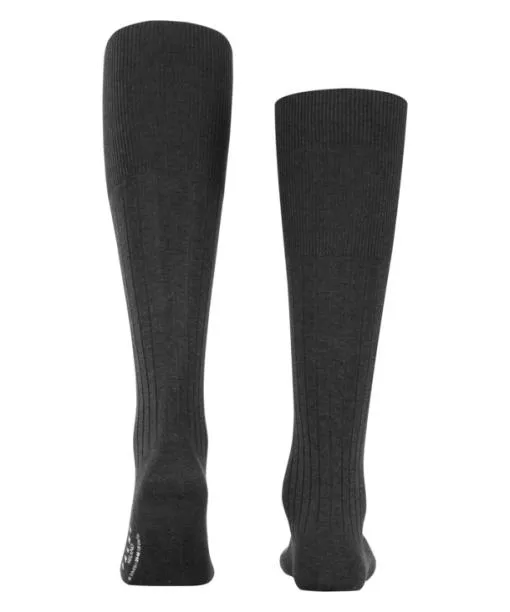 Men Milano Men Kneehigh Socks Anthracite Mel FALKE Knee High Socks