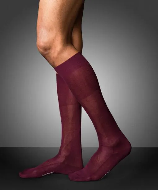 Men No 9 Pure Fil Dcosse Men Kneehigh Socks Barolo FALKE Knee High Socks