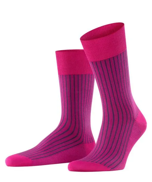 Men Oxford Stripe Men Socks Berry FALKE Socks