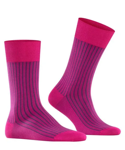 Men Oxford Stripe Men Socks Berry FALKE Socks