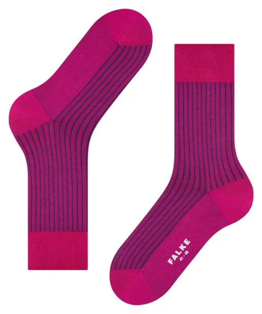 Men Oxford Stripe Men Socks Berry FALKE Socks