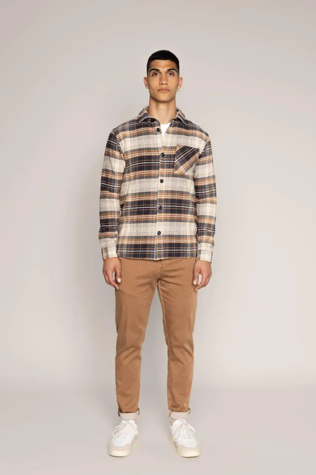 Men Pants MOS MOSH MMGHunt Soft String Chino Pant Brown Latte
