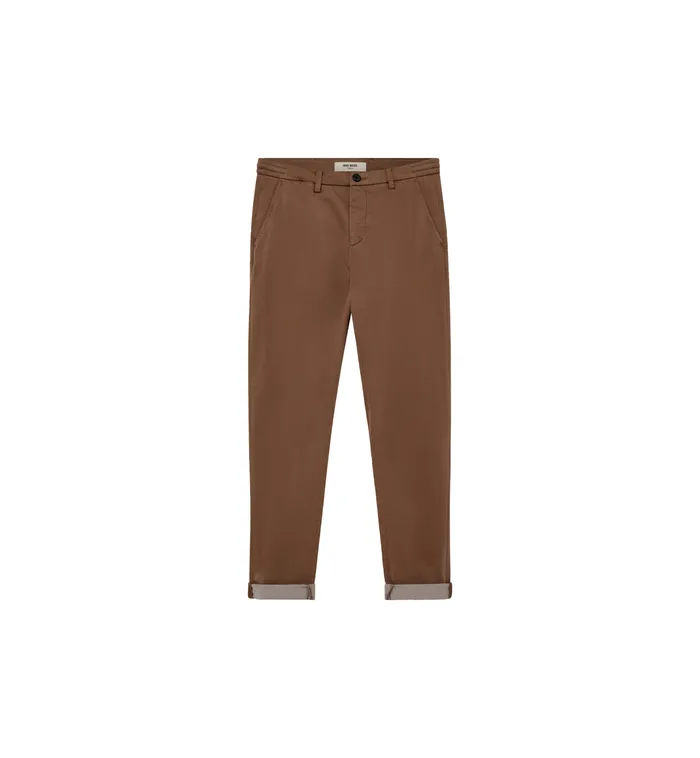 Men Pants MOS MOSH MMGHunt Soft String Chino Pant Brown Latte