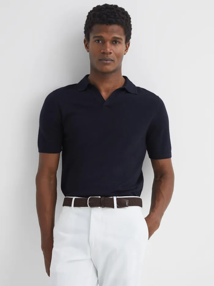 Men Reiss Belts Elmont Woven Belt Dark Brown