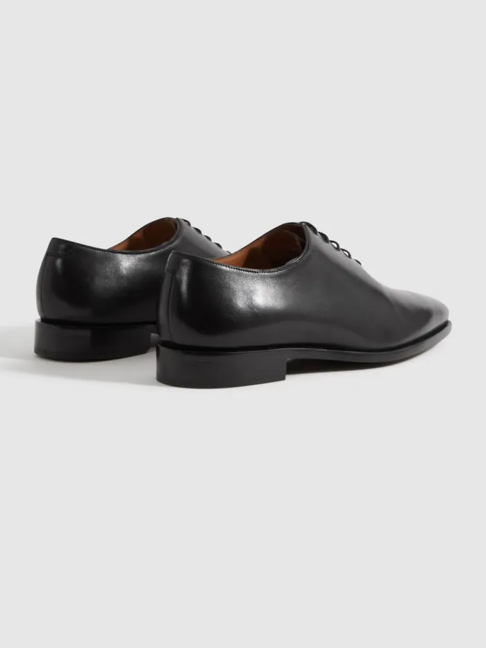 Men Reiss Formal Shoes Mead Leather LaceUp Shoes Black