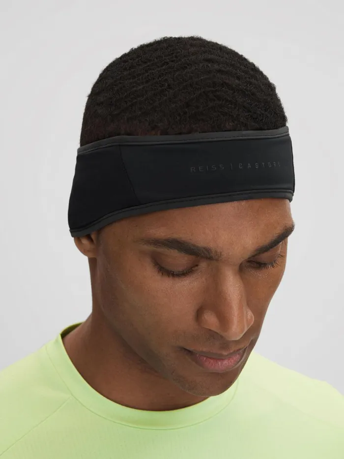 Men Reiss Hats Gloves and Scarves Nia Castore Headband Black