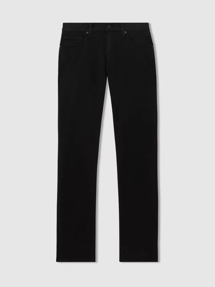 Men Reiss Jeans Slim Fit Stretch Jeans Black Shadow