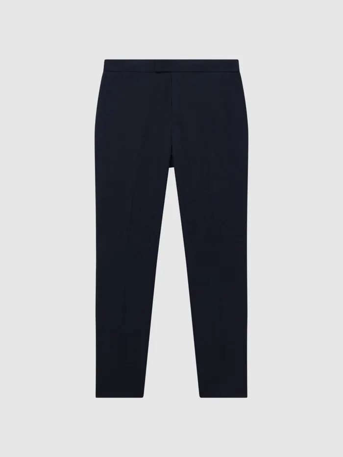 Men Reiss Pants Found Relaxed Drawstring Trousers Navy